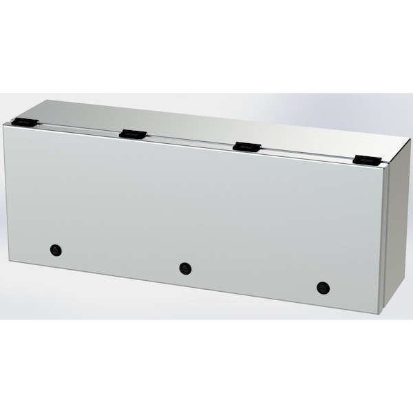 1/4 Turn Latch Electrical Enclosures, 9 in H, 6 in D, 24 in W, NEMA 3R, 4, 4X, 12, 13
